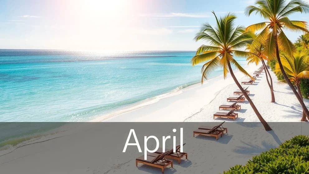 Vart är det varmt i april