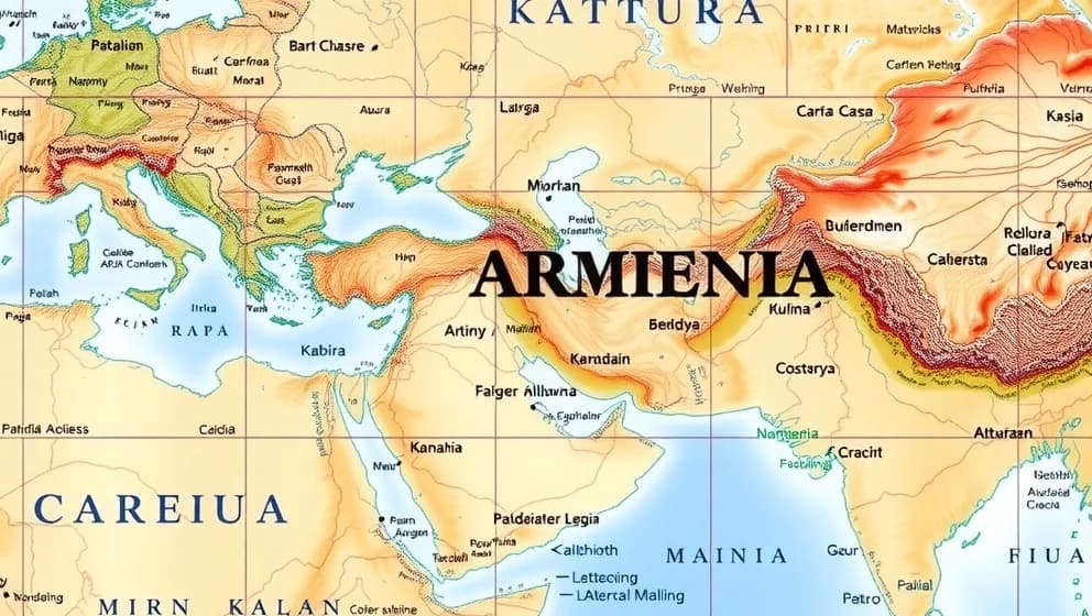 Vart ligger Armenien på världskartan