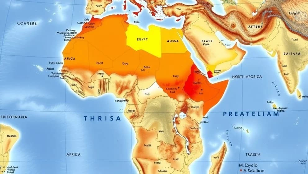 Vart ligger Egypten på världskartan